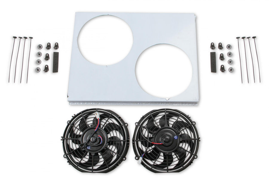Economy Fan/Shroud Pkg Economy Series 2X10 Fans Fits Fb135,Fb136,Fb137, Fb144, Fb145, Fb146, Fb300, And Fb306 Radiators Frostbite Cooling