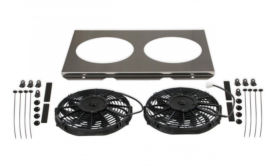 High Performance Fan/Shroud Package 2X12 High Performance For Series Fb222-Fb224 Radiators Frostbite Cooling