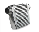 Air To Air Intercooler Universal Fit 11 Inch X 12 Inch X 3 Inch Core With 3 Inch Inlet/Outlet Polished Frostbite Cooling