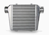 Air To Air Intercooler Universal Fit 11 Inch X 12 Inch X 3 Inch Core With 3 Inch Inlet/Outlet Polished Frostbite Cooling