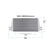 Air To Air Intercooler Universal Fit 17 3/4 Inch X 12 Inch X 3 Inch Core With 3 Inch Inlet/Outlet Polished Frostbite Cooling
