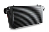Air To Air Intercooler Universal Fit 23.5 Inch X 12 Inch X 3 Inch Core With 3 Inch Inlet/Outlet Black Frostbite Cooling