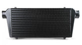 Air To Air Intercooler Universal Fit 23.5 Inch X 12 Inch X 3 Inch Core With 3 Inch Inlet/Outlet Black Frostbite Cooling