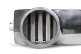 Air To Air Intercooler Universal Fit 23.5 Inch X 12 Inch X 3 Inch Core With 3 Inch Inlet/Outlet Polished Frostbite Cooling