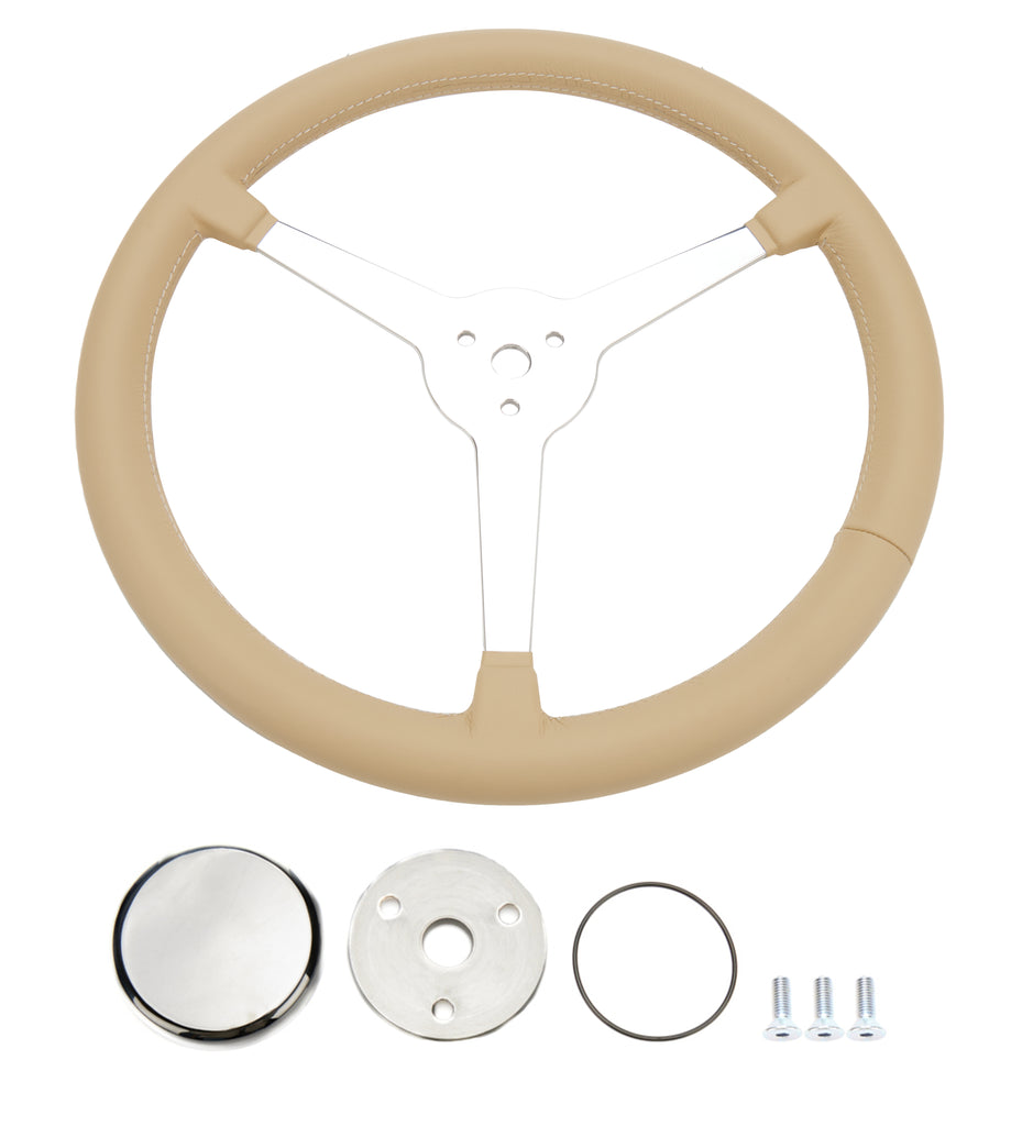 Flaming River Steering Wheel Great Light Tan FR20175LT