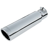 Flowmaster Exhaust Tip - 3.00 in. Rolled Angle Polished SS Fits 2.50 in. Tubing - clamp on 15361