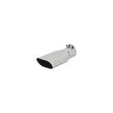 Flowmaster Exhaust Tip - 4.25 x 2.25 in. Oval Polished SS Fits 2.50 in. Tubing - Clamp on 15385