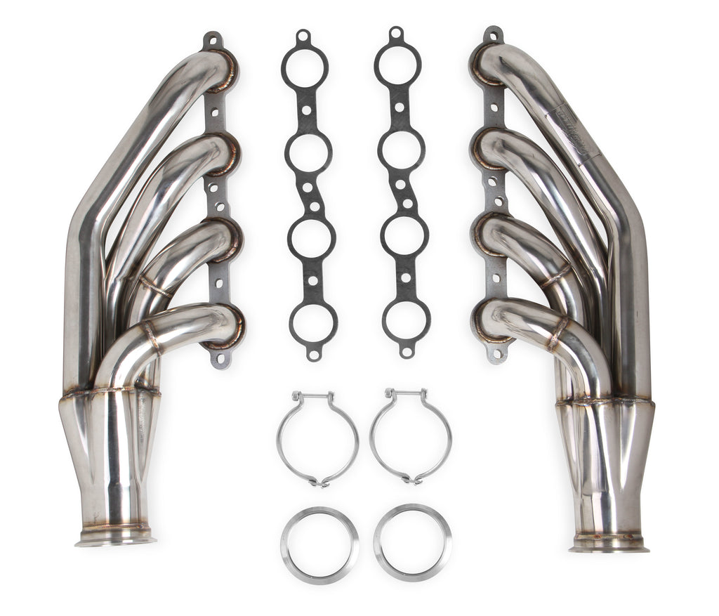 FlowTech LS 304ss Turbo Headers Up & Forward Style 11539FLT