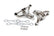 FlowTech Flowtech Block Hugger Header - Stainless Steel 11705-7FLT