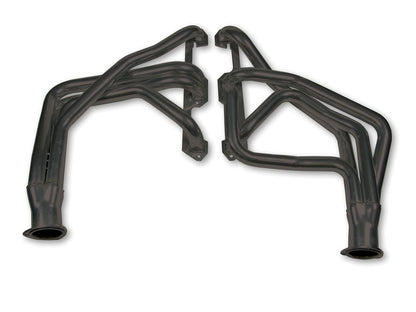 Flowtech Long Tube Headers | 1972-1974 Dodge D100, D200, W100 & more | 1-1/2in x 3.00in Black Paint | 13500FLT