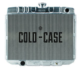 67-70 Mustang BB 24 Inch Aluminum Performance Radiator MT Cold Case Radiators