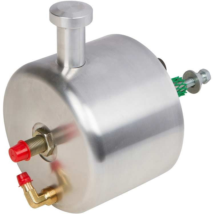 CVF Racing Ford power steering pump with polished billet reservoir, FORD-PS-BILLET