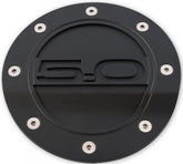 Fuel Door Comp Series Black 5.0 Logo Fits 2015-2022 Ford Mustang Drake Muscle Cars