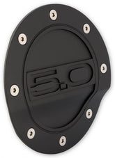 Fuel Door Comp Series Black 5.0 Logo Fits 2015-2022 Ford Mustang Drake Muscle Cars