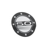 Matte Black Fuel Door Comp Series with 5.0 Logo Fits 2015-2022 Ford Mustang Drake Muscle Cars