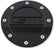 Fuel Door Comp Series Matte Black With GT Logo Fits 2015-2022 Ford Mustang Drake Muscle Cars