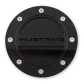 Fuel Door Comp Series Black Mustang Logo Fits 2015-2022 Ford Mustang Drake Muscle Cars