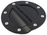 Fuel Door Comp Series Black Mustang Logo Fits 2015-2022 Ford Mustang Drake Muscle Cars