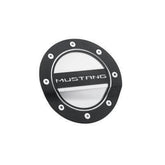 Fuel Door Comp Series Matte Black and Mustang Logo Fits 2015-2022 Ford Mustang Drake Muscle Cars
