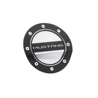 Fuel Door Comp Series Matte Black and Mustang Logo Fits 2015-2022 Ford Mustang Drake Muscle Cars