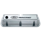 Ford Performance Parts Die Cast Alm Valve Cover Set  w/Ford Racing Logo 302-001