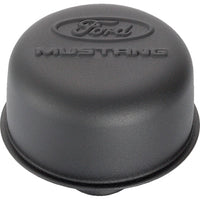 Ford Performance Parts Ford Mustang Logo Air Breather Cap: Black Crinkle Finish 302-221