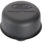 Ford Performance Parts Ford Mustang Logo Air Breather Cap: Black Crinkle Finish 302-221