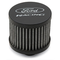 Ford Performance Parts Ford Racing Breather-Black Crinkle Finish-Unshielded 302-234