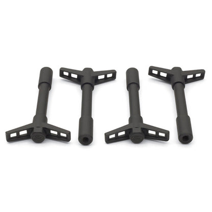 Ford Performance Parts Valve Cover Hold Down Wing Nuts: Black Crinkle Finish 302-326