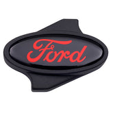 Ford Performance Parts Black Finish Air Cleaner Nut: Red Ford Oval Logo 302-339