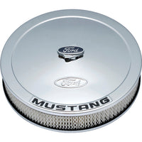 Ford Performance Parts Air Cleaner Kit: Chrome, Ford Mustang Emblem 302-361