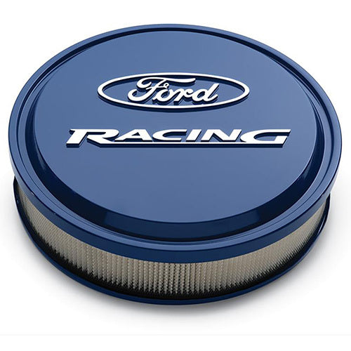 Ford Performance Parts Slant Edge Air Cleaner Kit 13in Dia  Drop Base 302-381