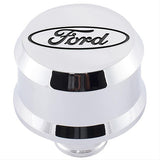 Ford Performance Parts Valve Cover Breather w/ Slant Edge  Alm Chrome 302-439