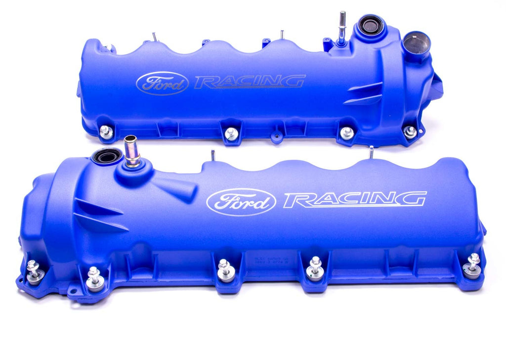 Ford Performance Parts 4.6L 3-Valve V/C Blue Powder Coated w/Logo M-6582-FR3VBL