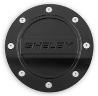 Black Fuel Door Shelby Logo Fits 2015-2022 Ford Mustang Drake Muscle Cars