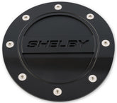 Black Fuel Door Shelby Logo Fits 2015-2022 Ford Mustang Drake Muscle Cars