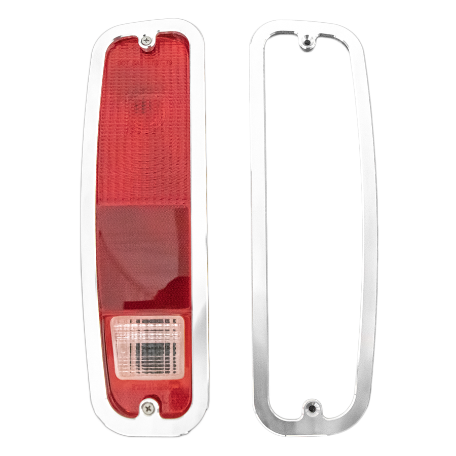 CVF Racing c3 ceramic clear coat tail light bezels for 1973 to 1979 Ford truck, C-79FT-TL-KIT