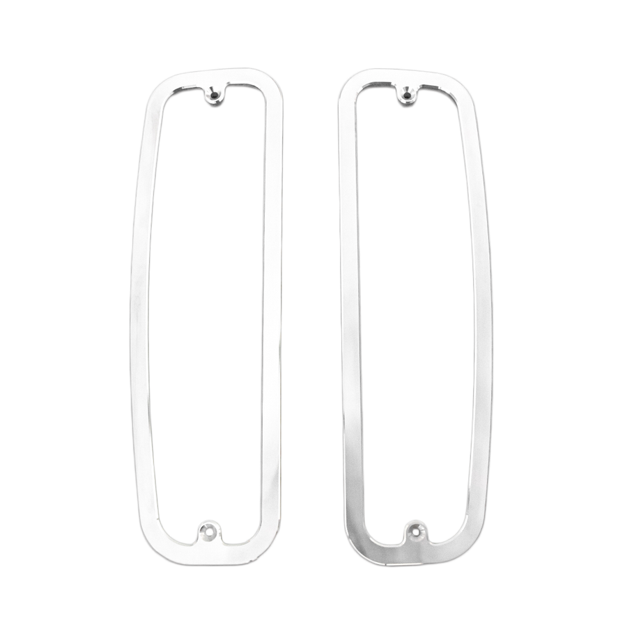 CVF Racing polished tail light bezels for 1973 to 1979 Ford truck, 79FT-TL-KIT