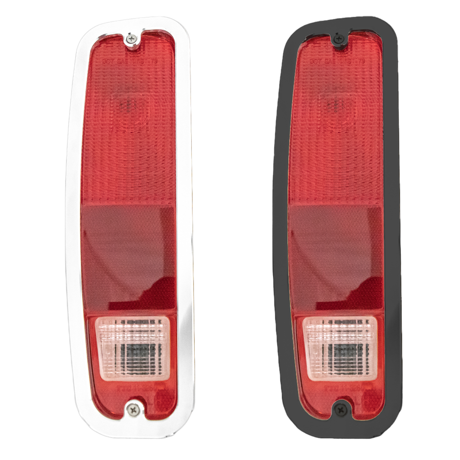 CVF Racing c3 ceramic clear coat tail light bezels for 1973 to 1979 Ford truck, C-79FT-TL-KIT