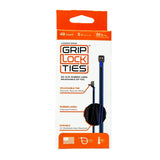 GripLockTies Zip Ties 5in Releasable Black / Blue 48pk G5-BKBU-X48