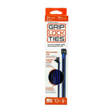 GripLockTies Zip Ties 8in Releasable Black / Blue 24pk G8-BKBU-X24