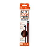 GripLockTies Zip Ties 8in Releasable Black / Red 24pk G8-BKRD-X24