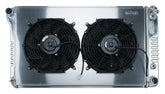 68-77 A-Body Aluminum Radiator Automatic Dual 14 Inch Fan Kit Cold Case Radiators