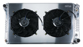 77-87 Chevy/GMC Pickup Truck 21 Inch Aluminum Radiator AT and 12 Inch Fan Kit Cold Case Radiators