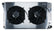 77-87 Chevy/GMC Pickup Truck Aluminum Radiator And 12 Inch Dual Fan Kit AT Cold Case Radiators