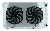 67-76 Chevy GMC Pickup Truck LS Swap Aluminum Radiator and 14 Inch Fan Kit Cold Case Radiators