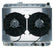 64-65 GTO w/ AC AT Aluminum Performance Radiator Dual Fan Kit Cold Cae Radiators