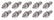 Stud Kit  Driveflange 5-Bolt 10pk TM-08012