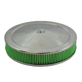 Green Filter USA Air Cleaner Assembly; 14" x 3" Drop Plate 2343