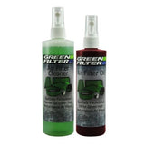 Green Filter USA Cleaner and Synthetic Oil Kit; 12oz. Cleaner; 8oz. Oil (Red) 2801